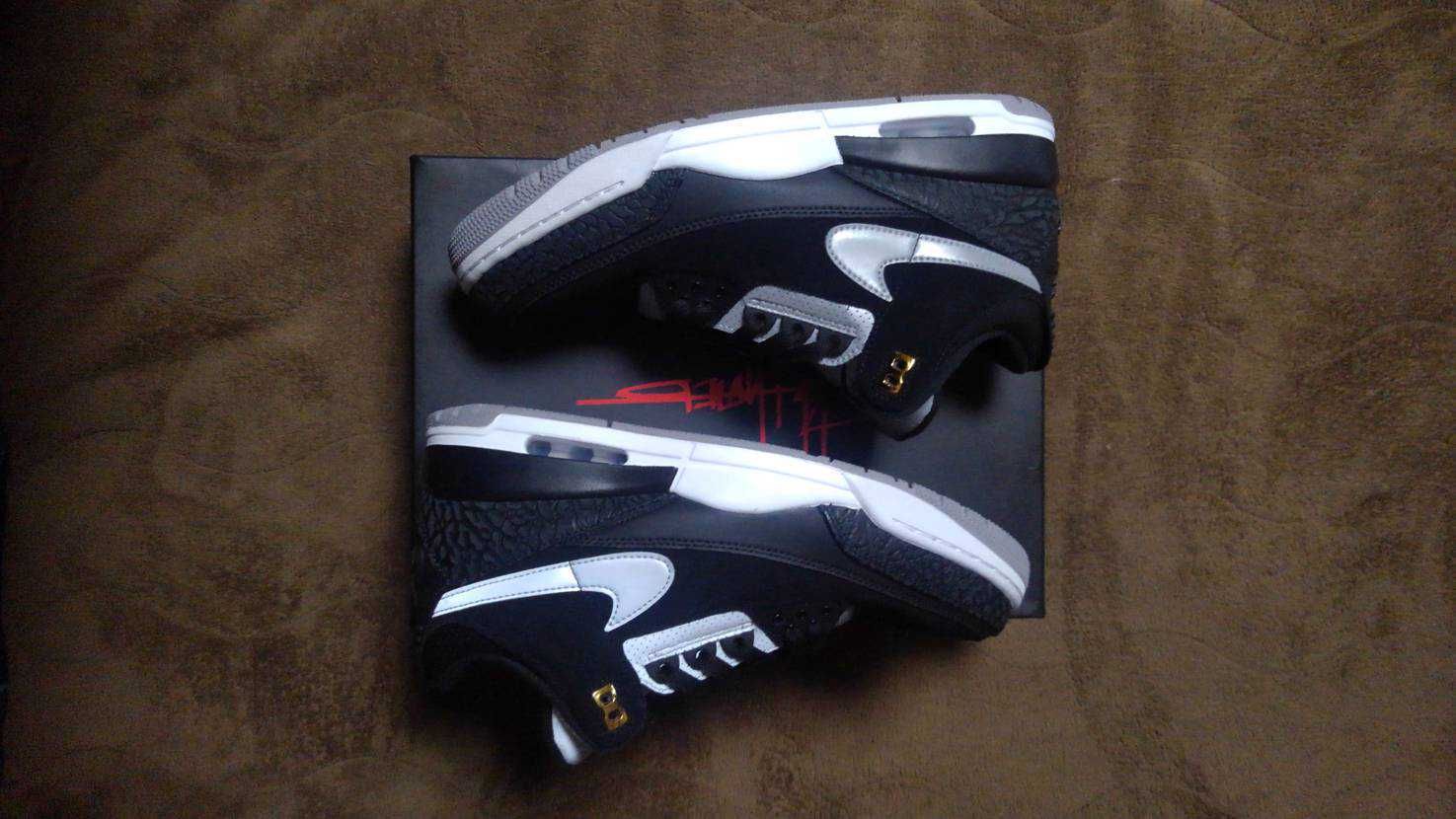Nike Air Jordan 3 Retro Tinker "Black/Cement Grey"