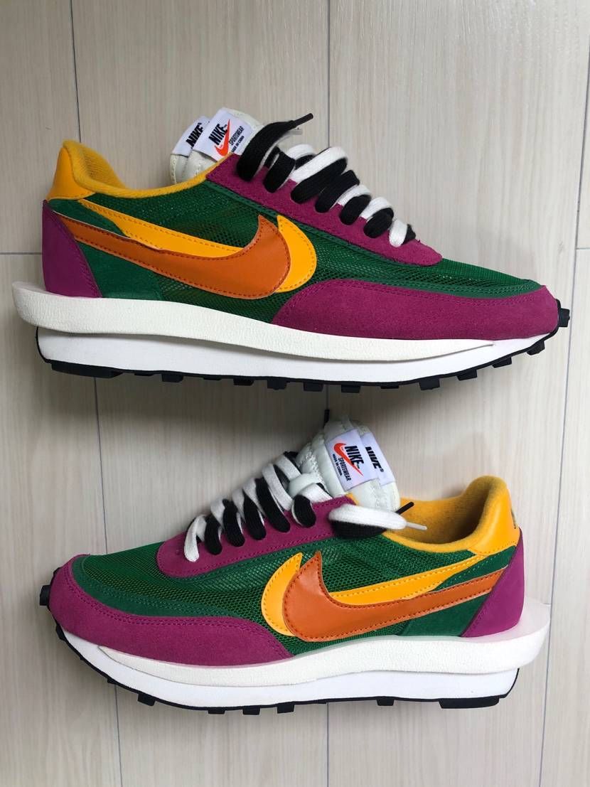 sacai × NIKE LDV WAFFLE "PINE GREEN"