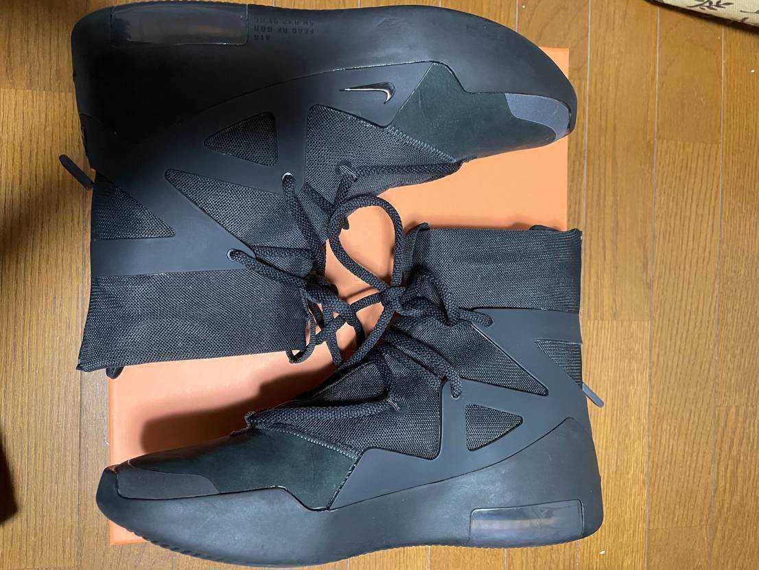 Fear Of God × Nike Air  1 "Triple Black"