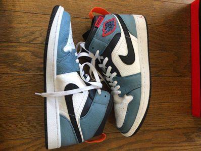 FACETASM × Nike Air Jordan 1 Mid "White/Navy"