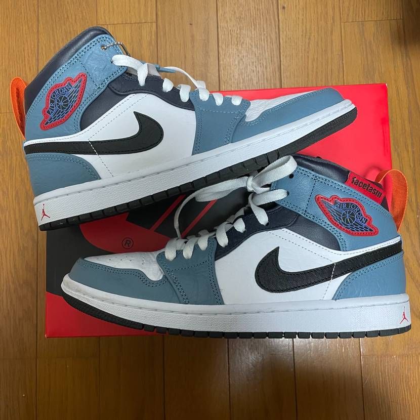 FACETASM × Nike Air Jordan 1 Mid "White/Navy"