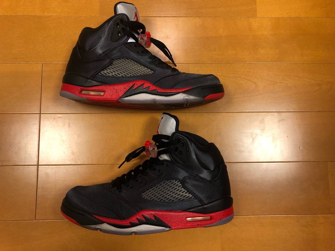 Air Jordan 5 Satin "Bred"