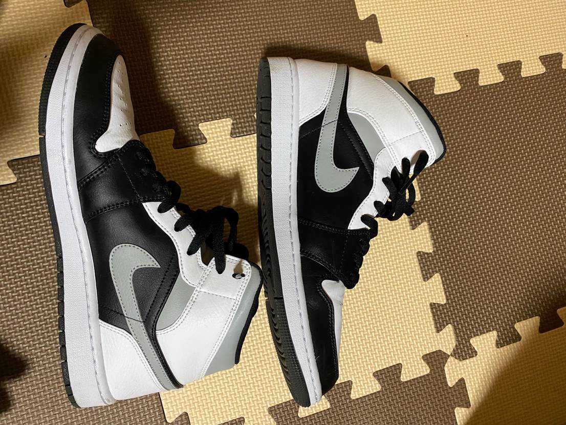 NIKE AIR JORDAN 1 MID "WHITE SHADOW"