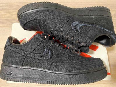 Stussy × Nike Air Force 1 Low "Triple Black"