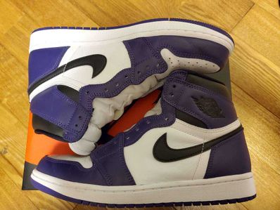 Nike Air Jordan 1 Retro High OG "Court Purple White/Black" (2020)