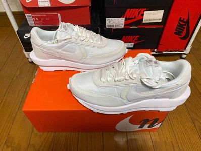 sacai × Nike LDV Waffle "Triple White"