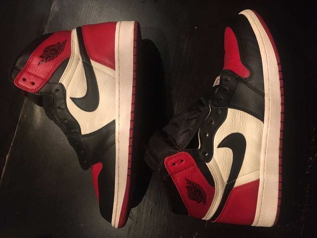 Nike Air Jordan 1 Retro High OG "Bred Toe"