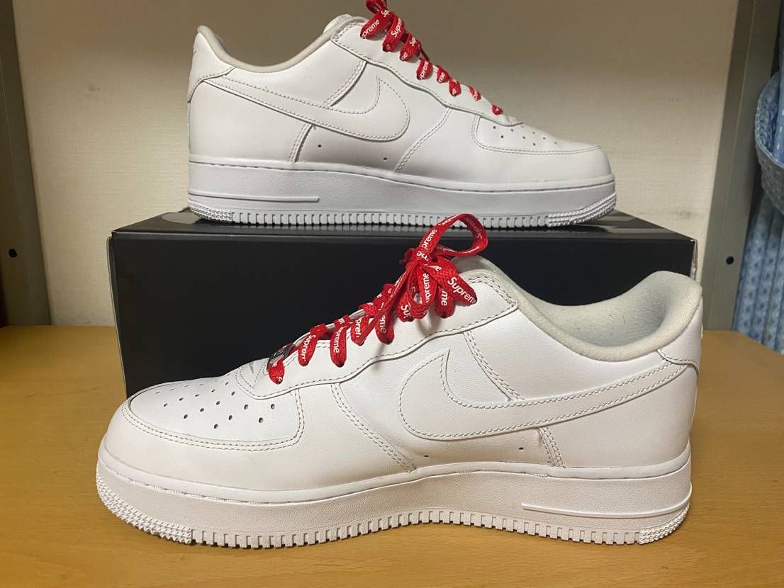 Supreme × Nike Air Force 1 Low "White"