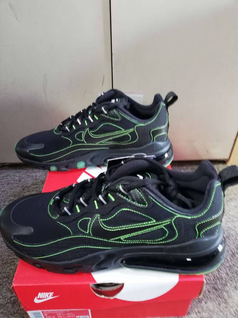 NIKE AIR MAX 270 REACT "BLACK ELECTRIC GREEN"
