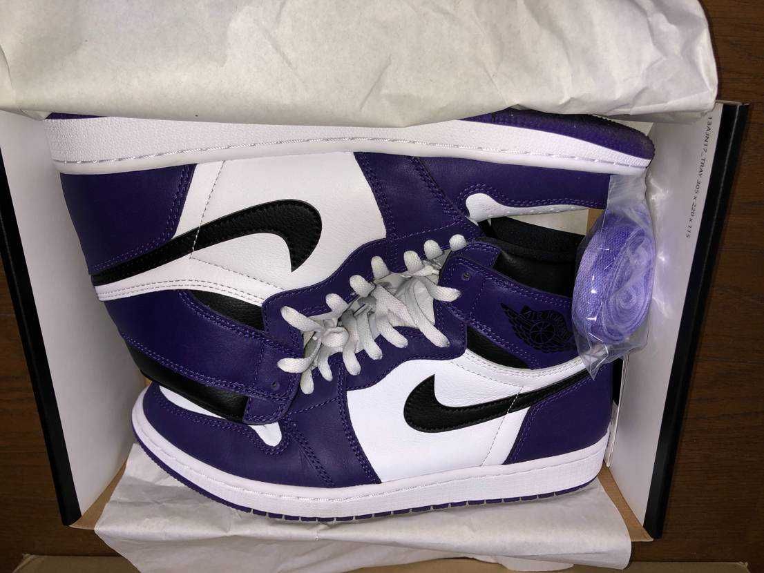 Nike Air Jordan 1 Retro High OG "Court Purple White/Black" (2020)
