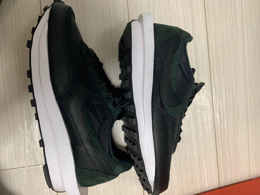 sacai × Nike LDV Waffle "Triple Black"