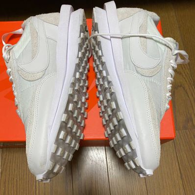 sacai × Nike LDV Waffle "Triple White"