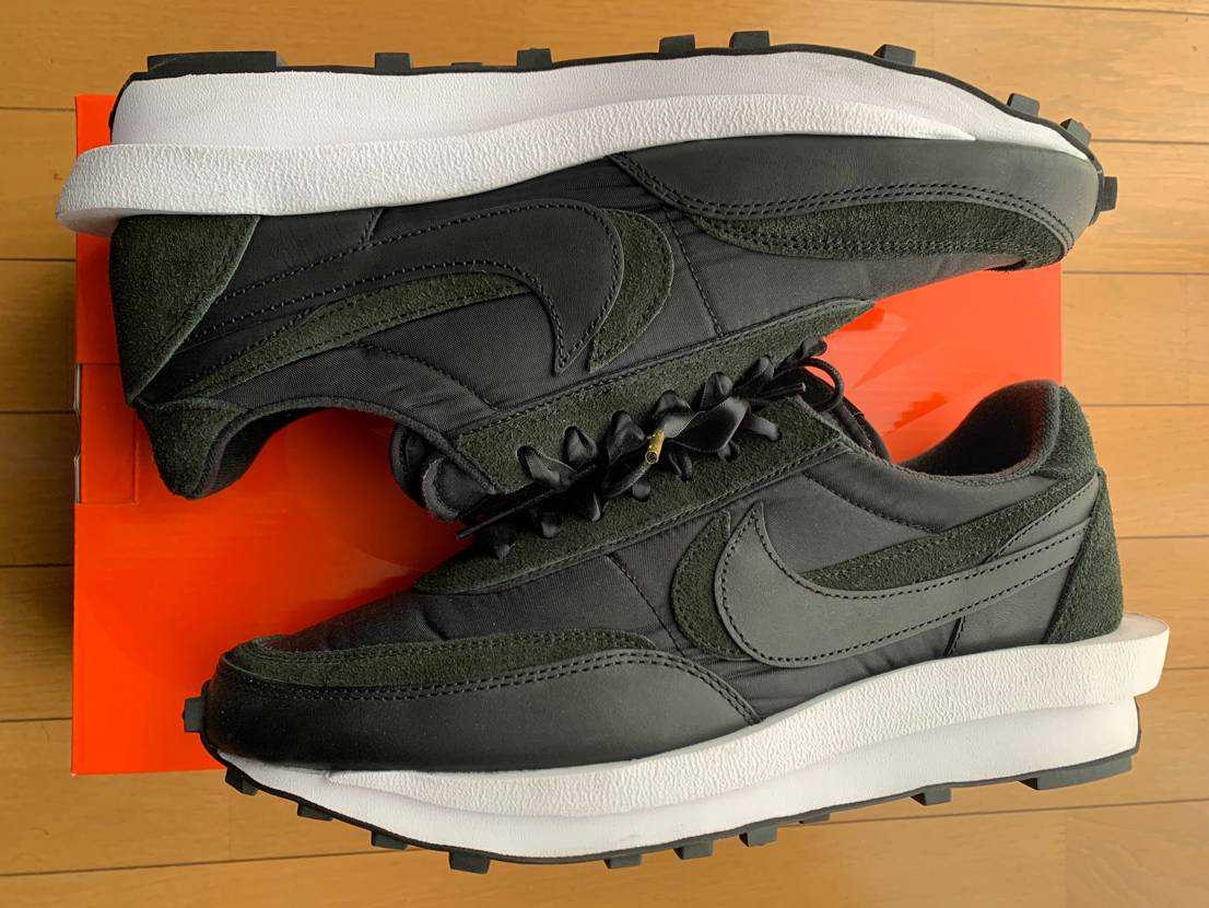 sacai × Nike LDV Waffle "Triple Black"