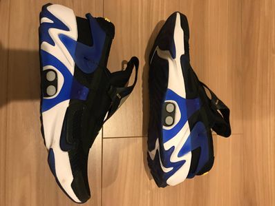 NIKE ADAPT HUARACHE "BLACK/RACER BLUE"