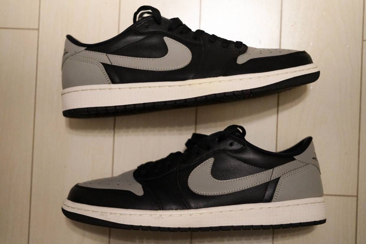 NIKE AIR JORDAN 1 RETRO LOW BLACK GREY (2015)