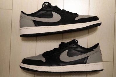 NIKE AIR JORDAN 1 RETRO LOW BLACK GREY (2015)