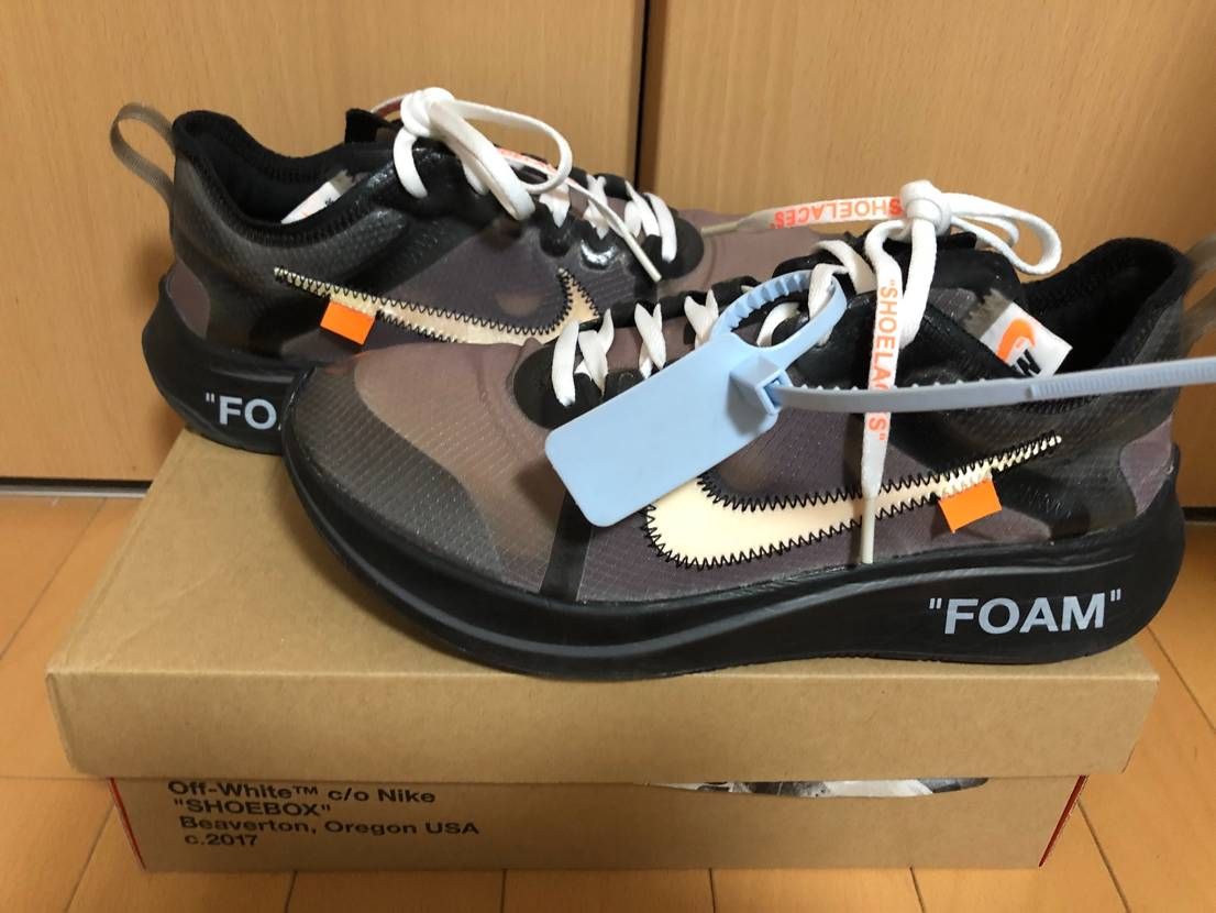 Off-White × Nike Zoom Fly "Black"