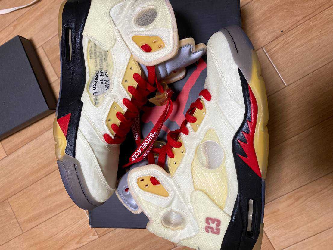 Off-White × Nike Air Jordan 5 "Sail"