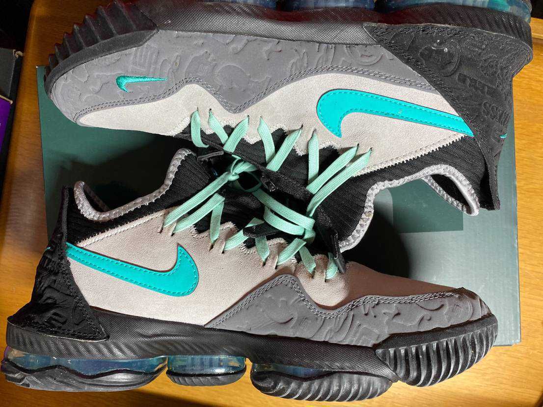 atmos × Nike LeBron 16 "Clear Jade"