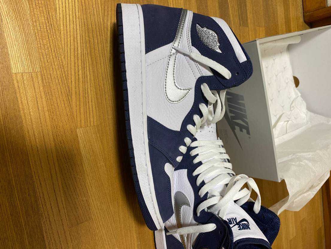 Nike Air Jordan 1 High OG CO.JP "White/Midnight Navy" (2020)(ブリーフケースなし)