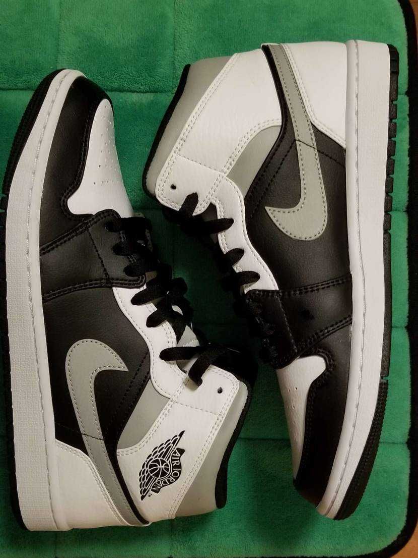 NIKE AIR JORDAN 1 MID "WHITE SHADOW"
