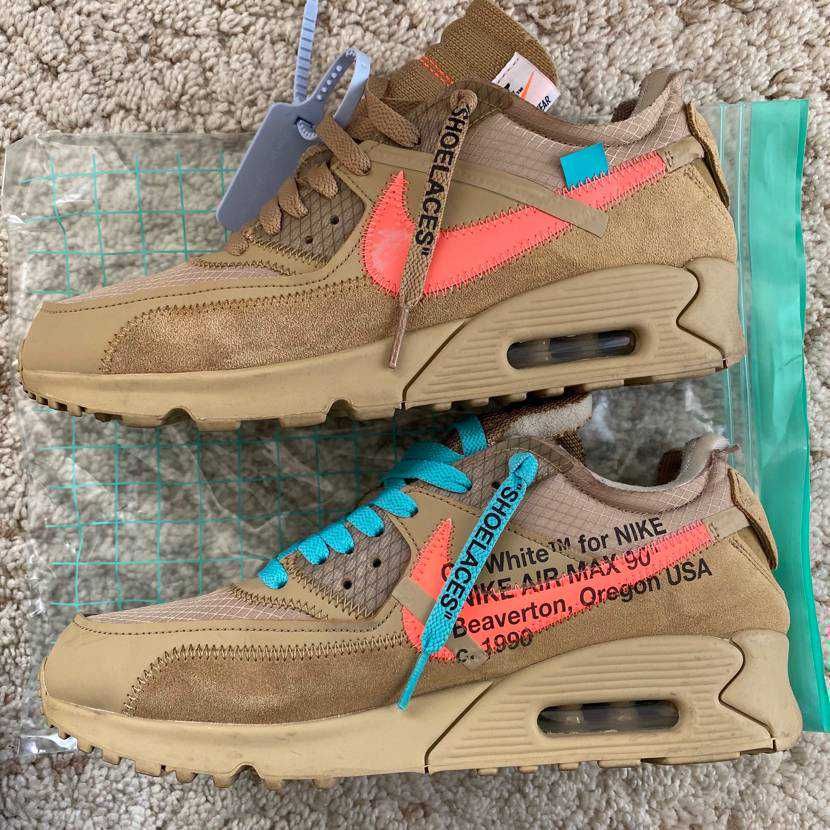 Off-White × Nike Air Max 90 "Desert Ore"