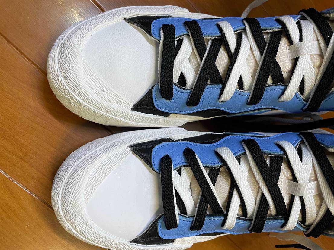 sacai × NIKE BLAZER MID "BLACK / BLUE"