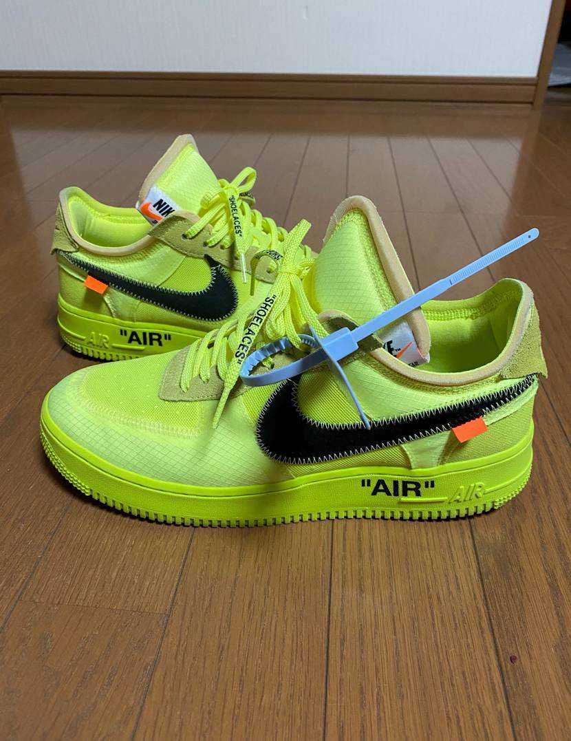 Off-White × Nike Air Force 1 Low "Volt"