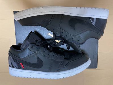 NIKE × PARIS SAINT GERMAIN AIR JORDAN 1 LOW PSG "BLACK"