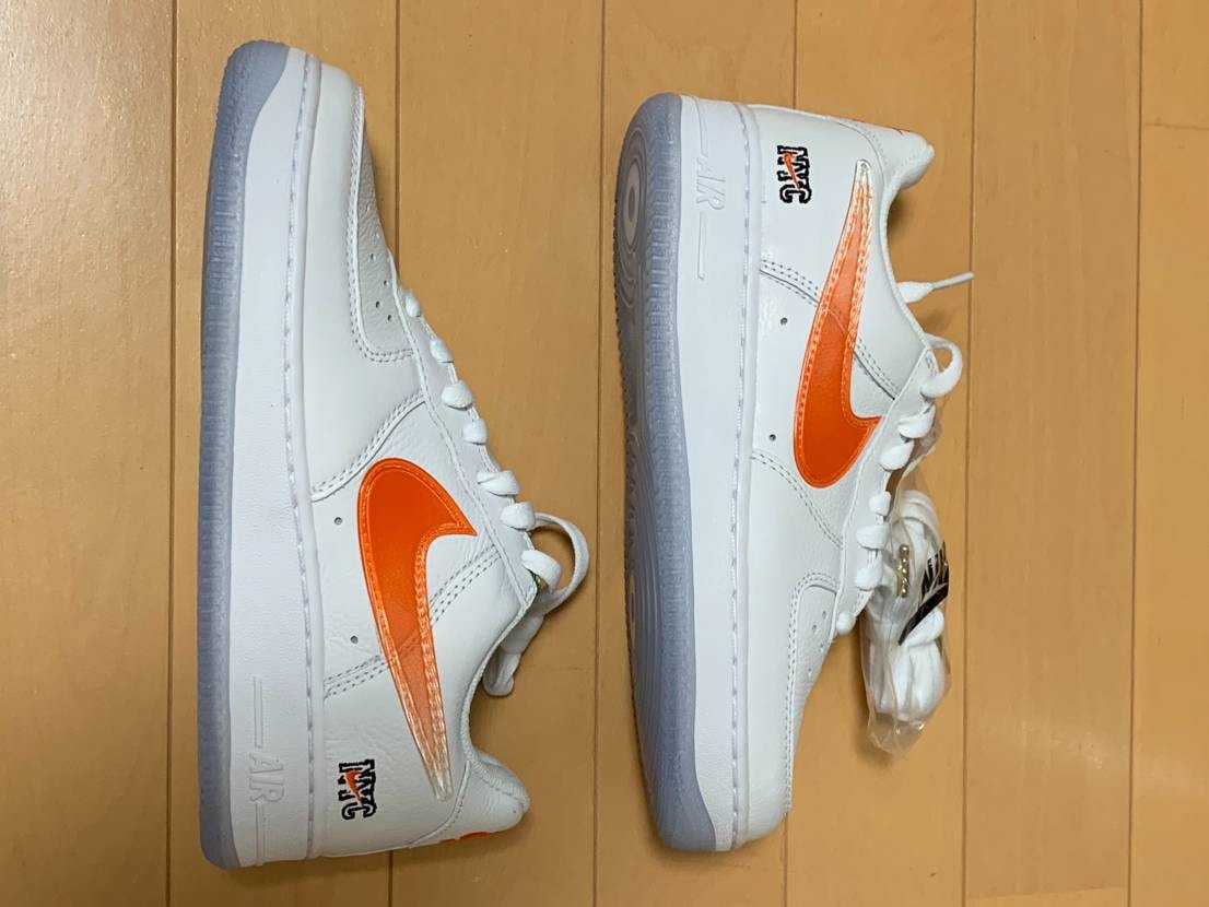 KITH × Nike Air Force 1 Low "White/Rush Blue/White/Brilliant Orange"