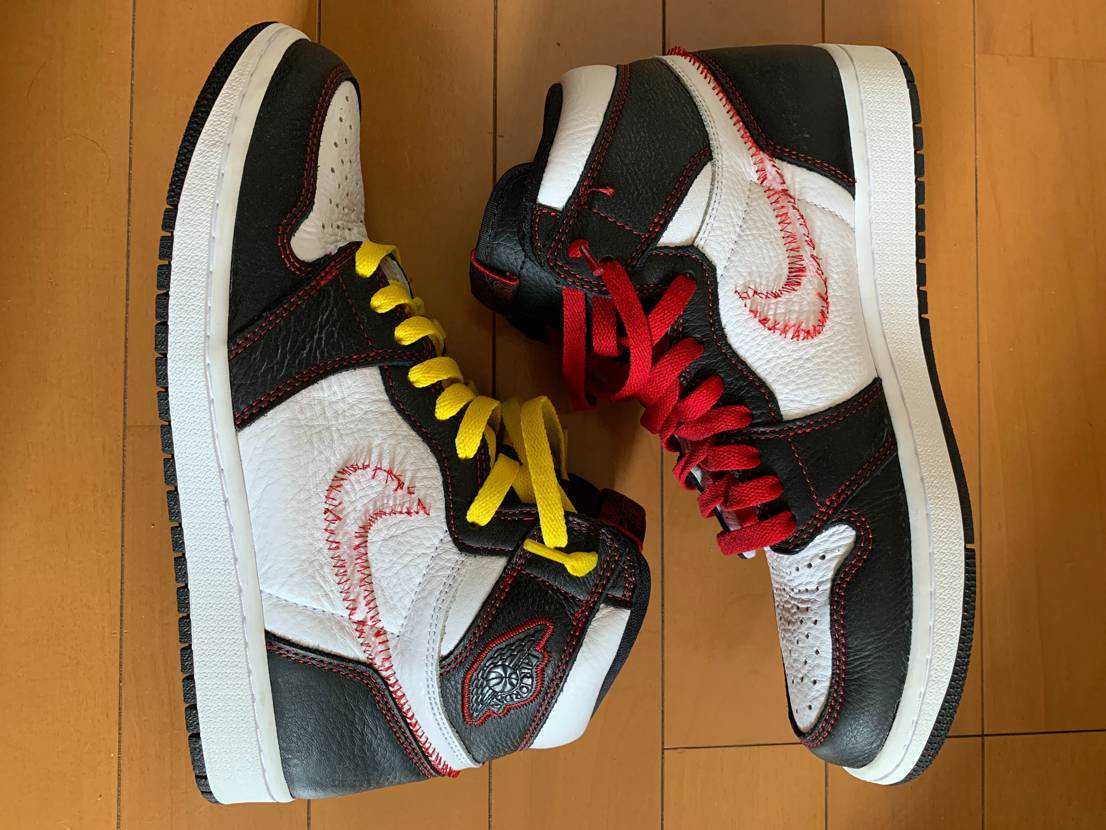 Nike Air Jordan 1 High OG Defiant "Black/Yellow/Gym Red"    