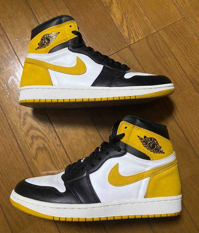 Nike Air Jordan 1 Retro High OG "Black Toe/Yellow Ochre"