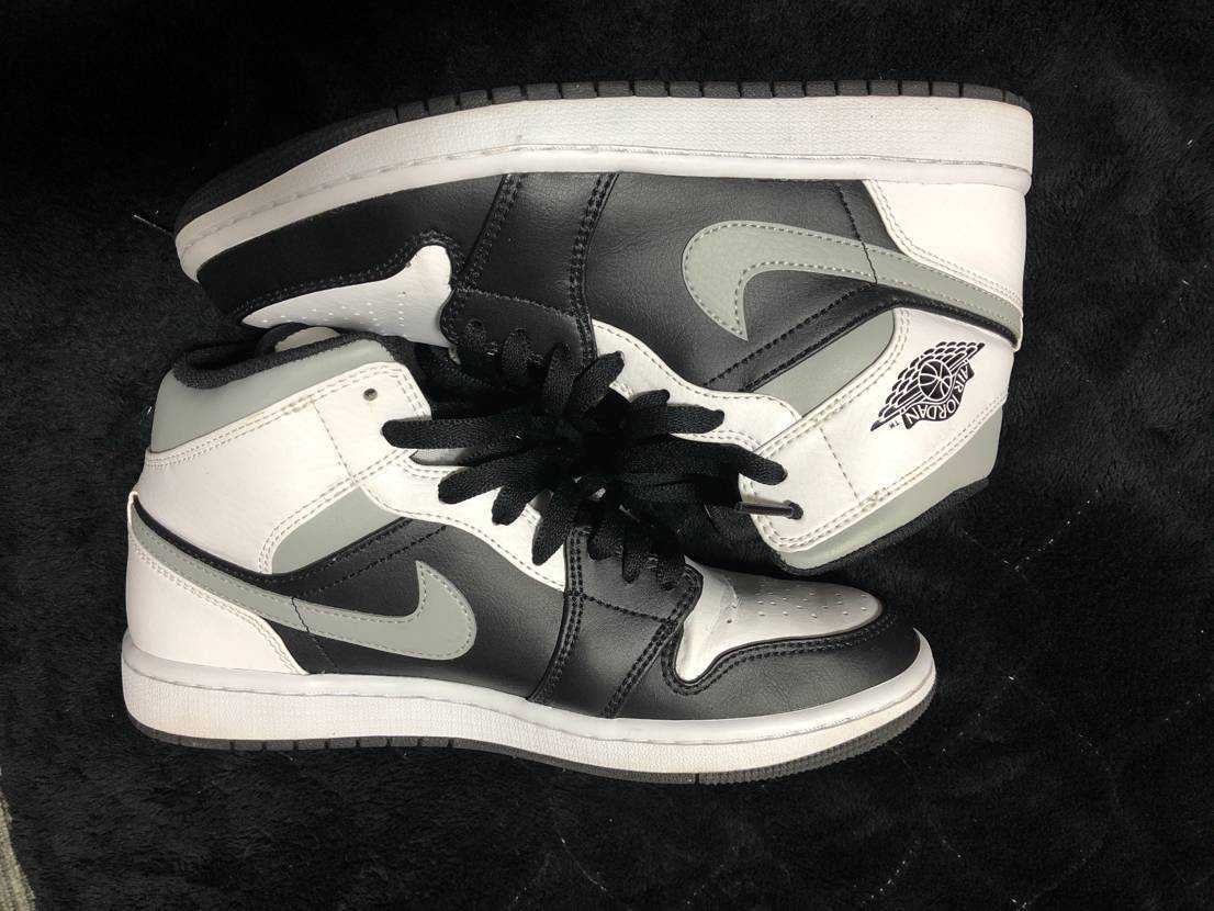 NIKE AIR JORDAN 1 MID "WHITE SHADOW"