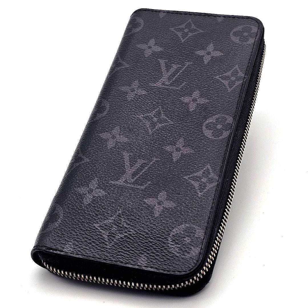 ルイヴィトン　ヴェルティカル　ジッピーウォレット　モノグラム　エクリプス　ラウンドジップ　長財布　D426