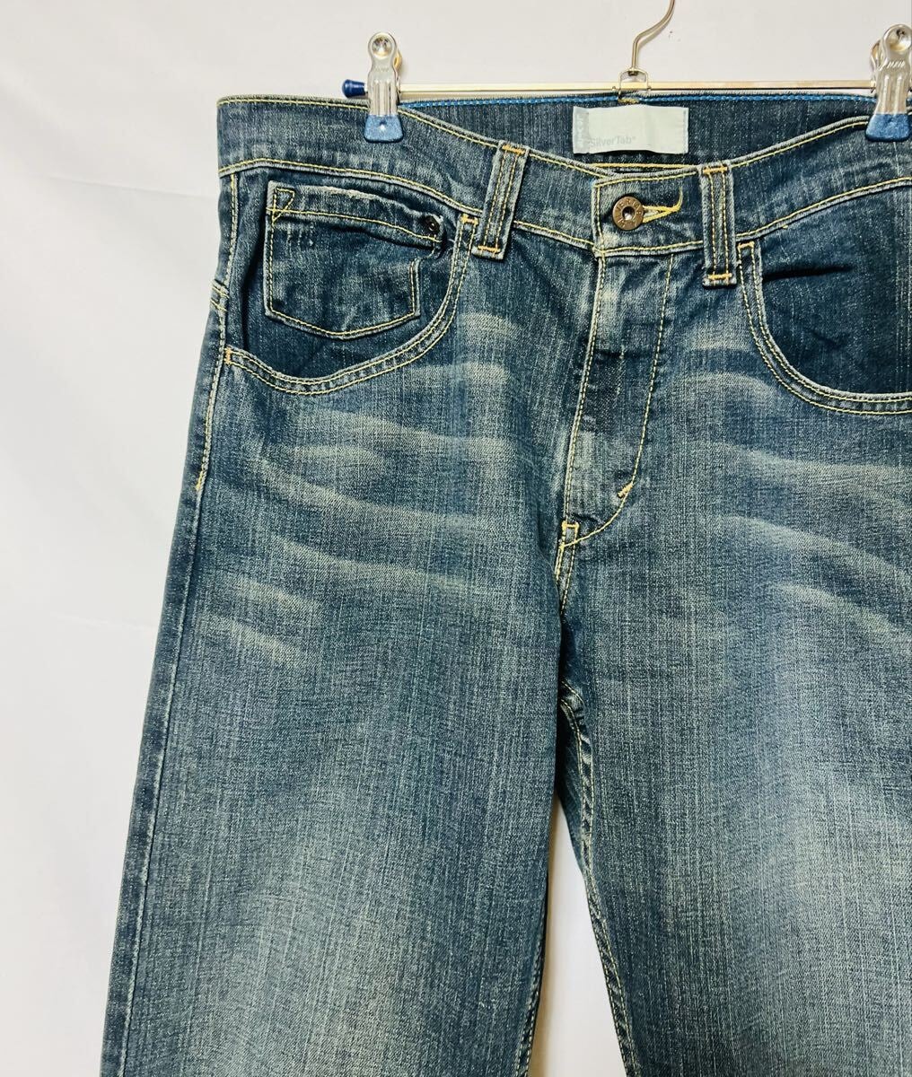 【美品】Levi’s SilverTab TRUE BOOT シルバータブ トゥルーブーツ W30 L32 ブーツカット フレア デニム　リーバイス　vintage