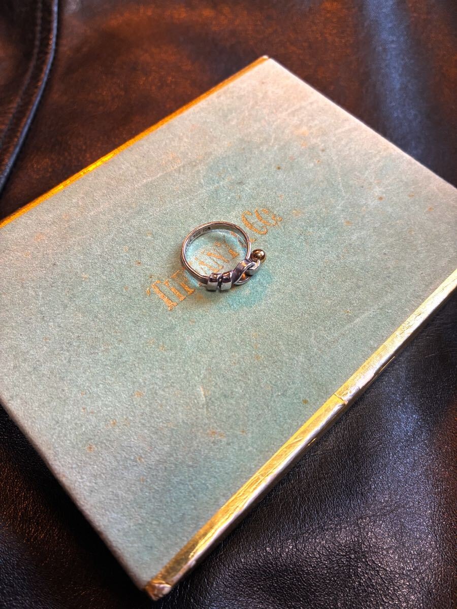 B (目立った傷や汚れなし)】【廃盤品!9号】TIFFANY コンビフック＆アイ