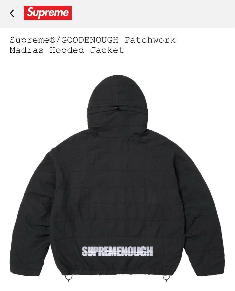 新品・未使用(ワケあり)】新品未開封 Supreme GOODENOUGH Madras