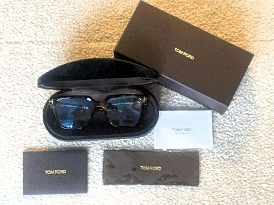Tom Ford トムフォード TF5889-B Men Eyeglasses クリア　ブルーライトカット