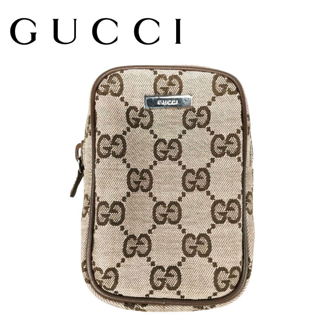 やや傷や汚れあり】【未使用品】GUCCI グッチ GG柄 シガレットケース 
