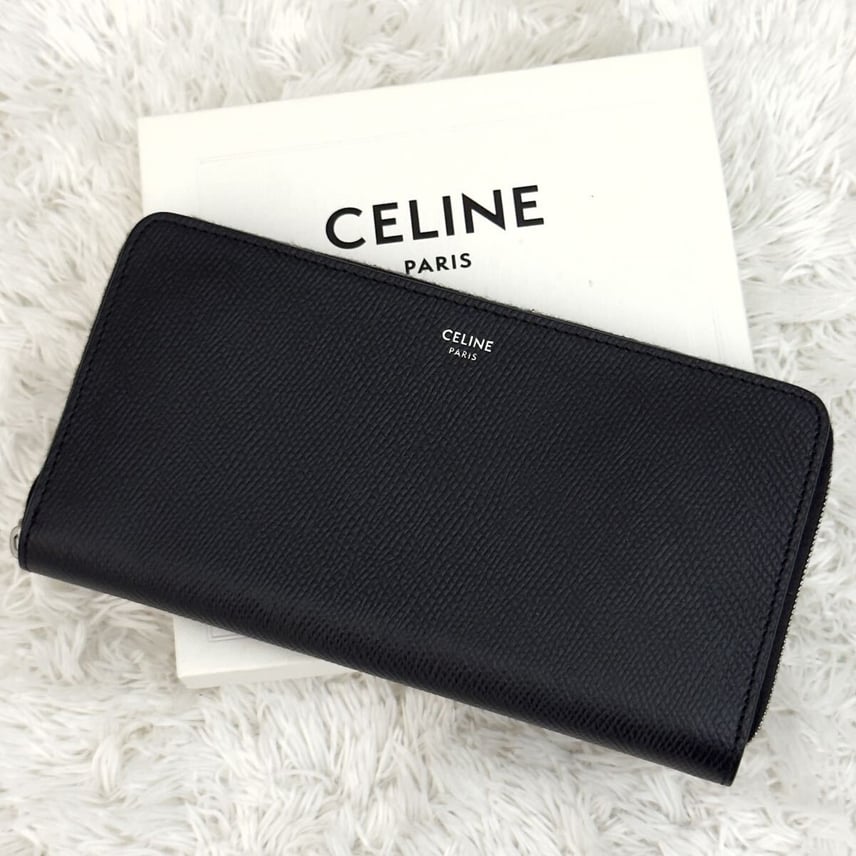 A (未使用に近い)】☆未使用級☆CELINE セリーヌ 財布 ラウンド A (未使用に近い)】☆未使用級☆CELINE セリーヌ 財布 ラウンド