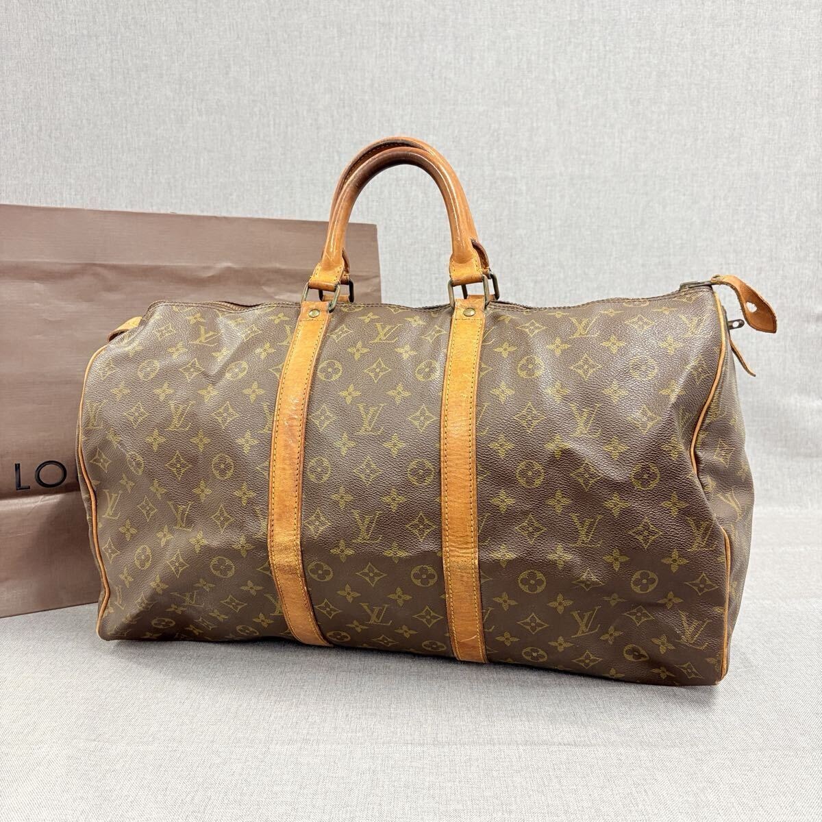 LOUIS VUITTON ルイヴィトン モノグラム キーポル50 M41426 SD ボストンバッグ
