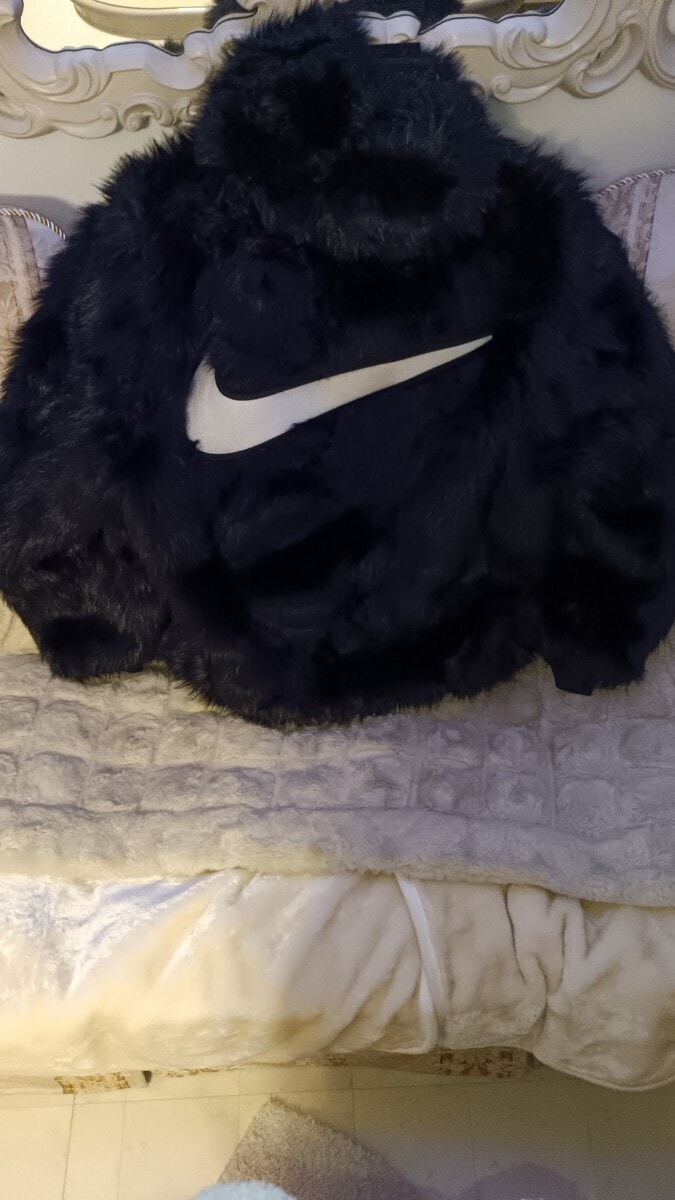 ナイキ ambush リバーシブル NIKE×AMBUSHファーコート XLサイズ