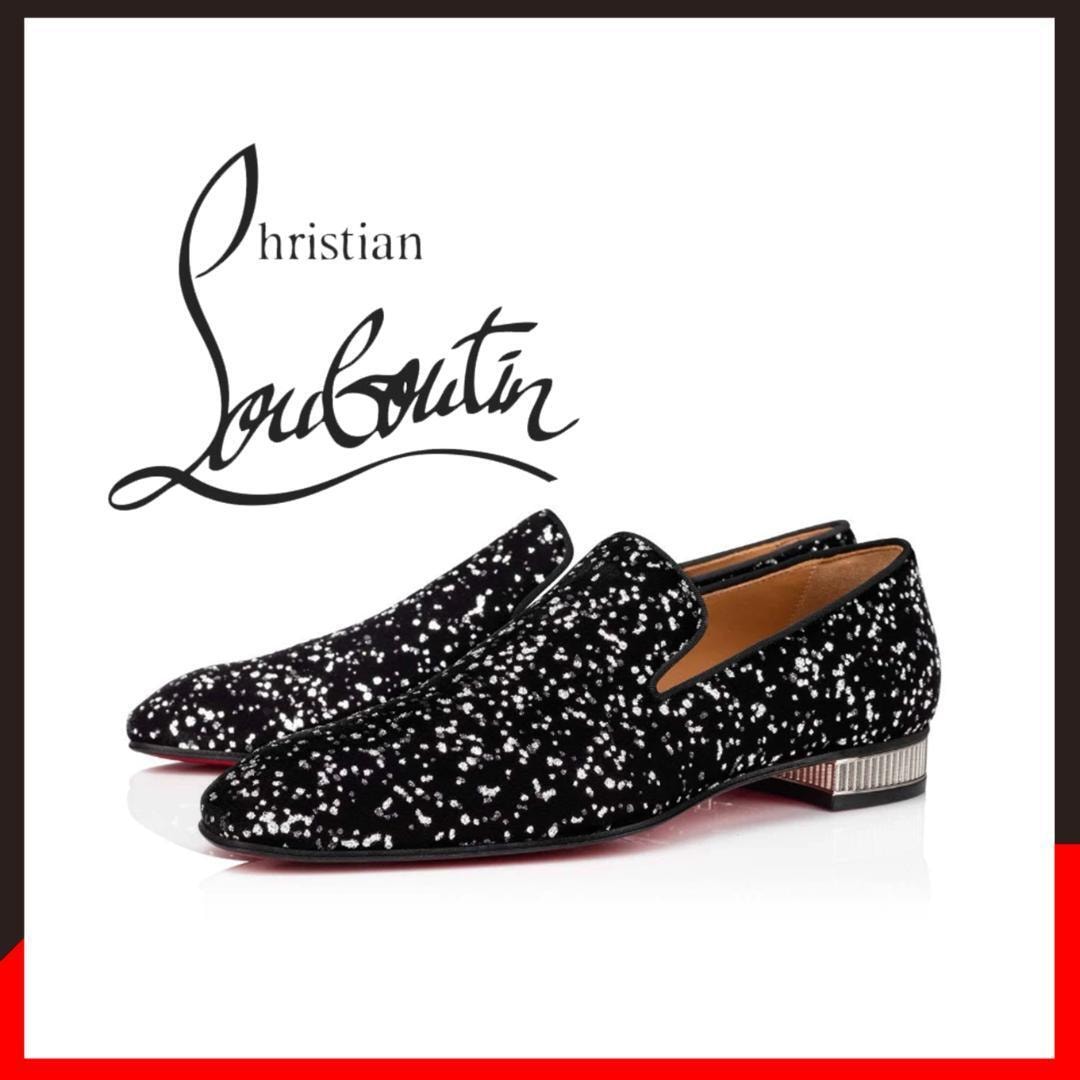○★新品 未使用 Christian Louboutin コロンナキローファー ブラック 27.5cm相当（クリスチャンルブタン）○●