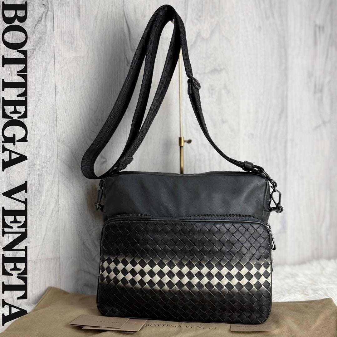 【極美品】ボッテガヴェネタ イントレチャート トングサンダル 37レザー 保存袋 極美品】ボッテガヴェネタ イントレチャート トングサンダル 37