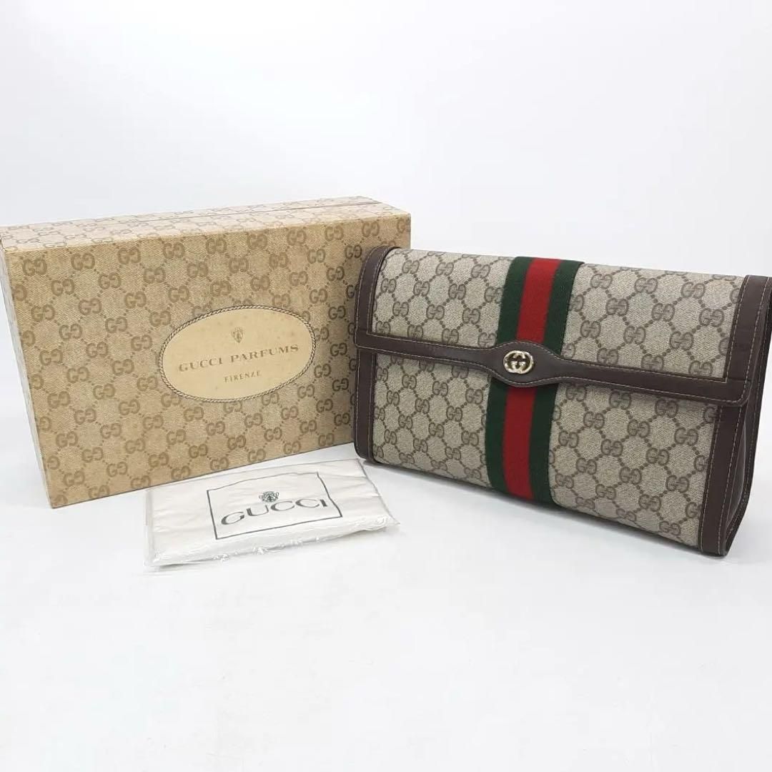 GUCCI グッチ クラッチバッグ セカンドバッグ シェリーライン GG