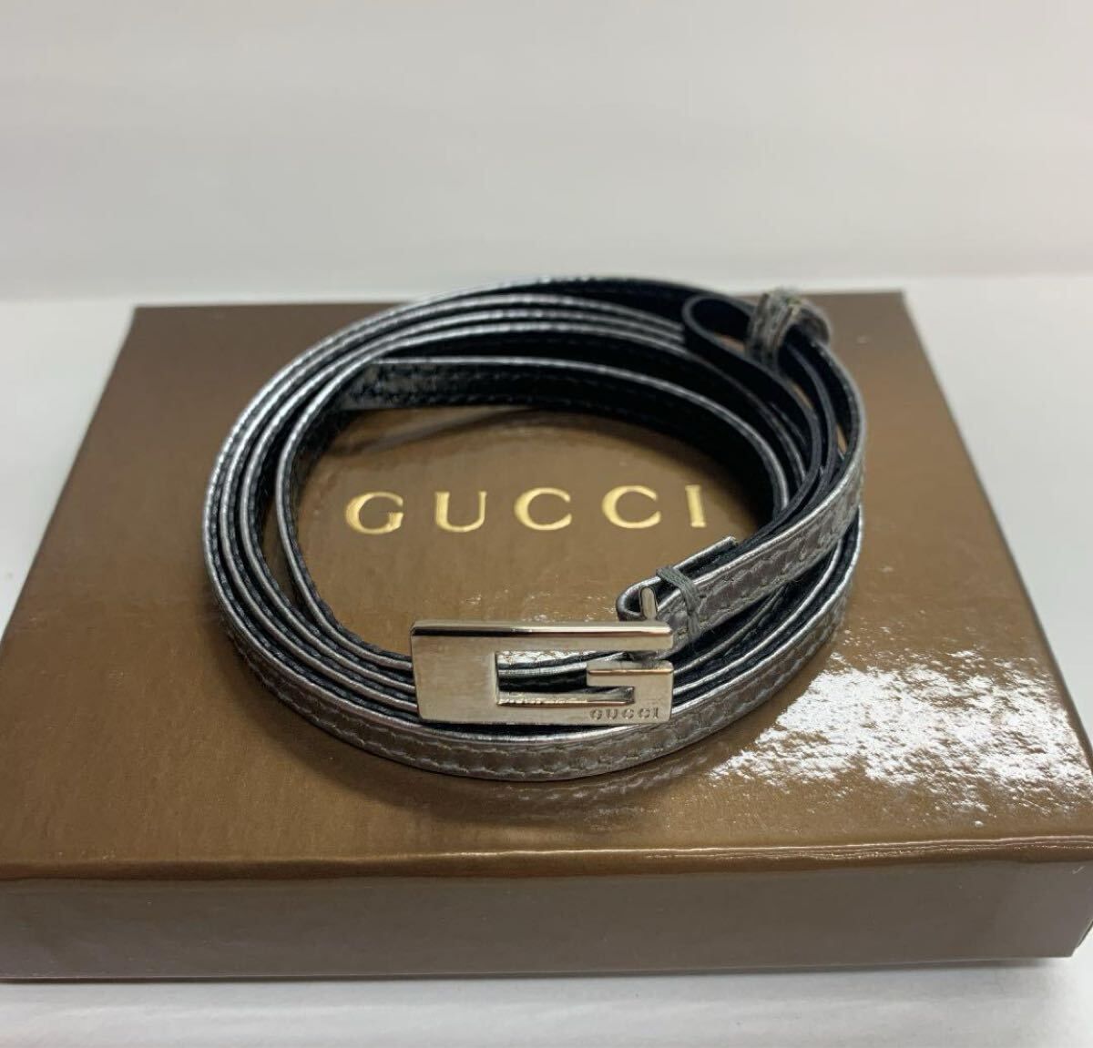 GUCCI グッチ ロングブレス ベルトタイプ Gマーク 中古