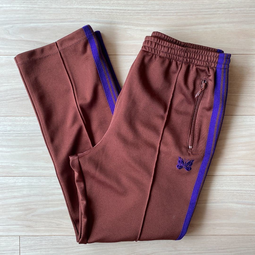 美品 needles セットアップ ブラウン パープル トラックパンツ