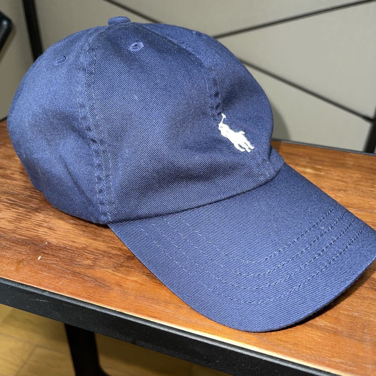 POLO RALPH LAUREN ネイビー　 帽子 キャップ　FREE
