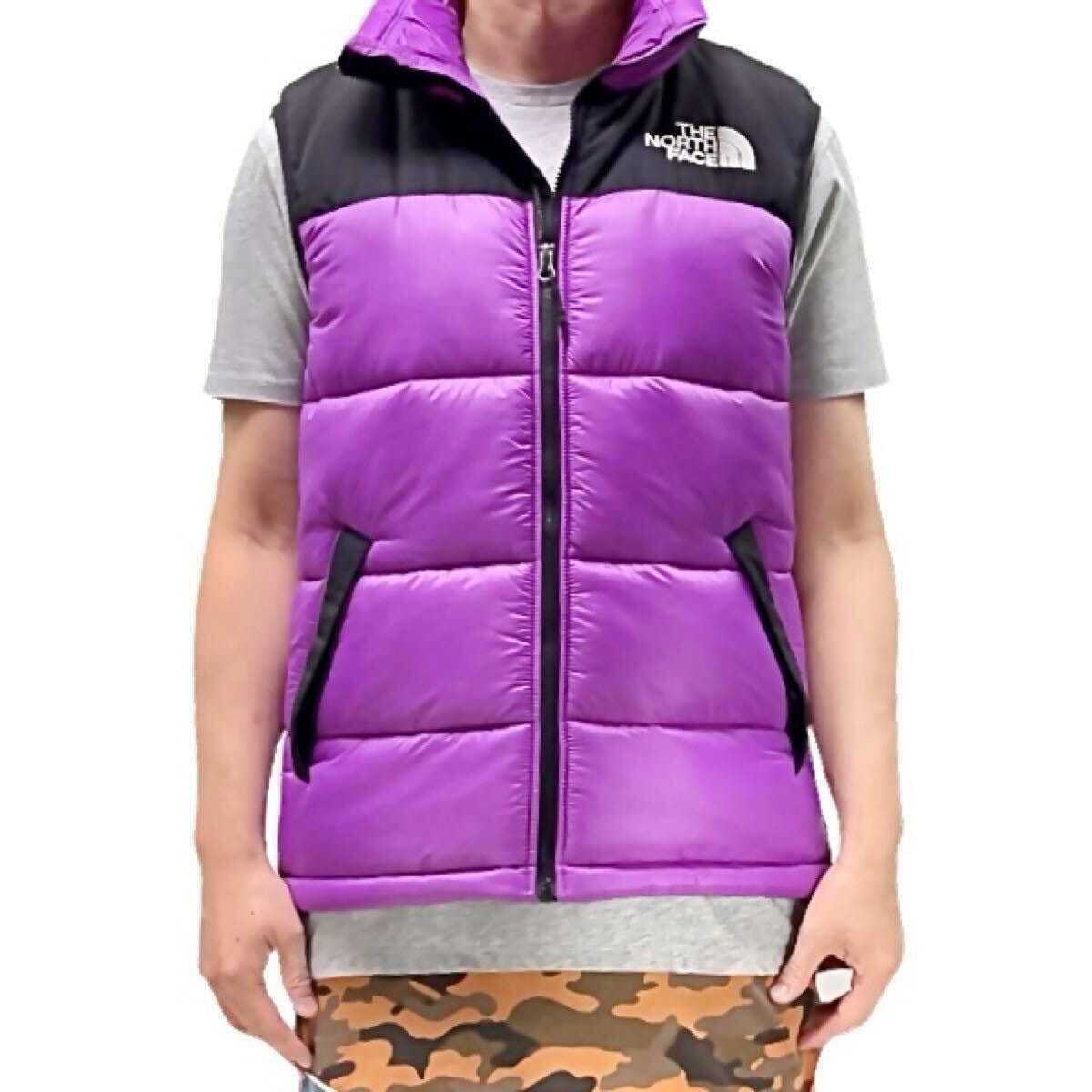 新品 THE NORTH FACE ザノースフェイス M HMLYN INSULATED VEST ヒマラヤン ヌプシ シンセティック ダウン 中綿 ベスト US企画 パープル S