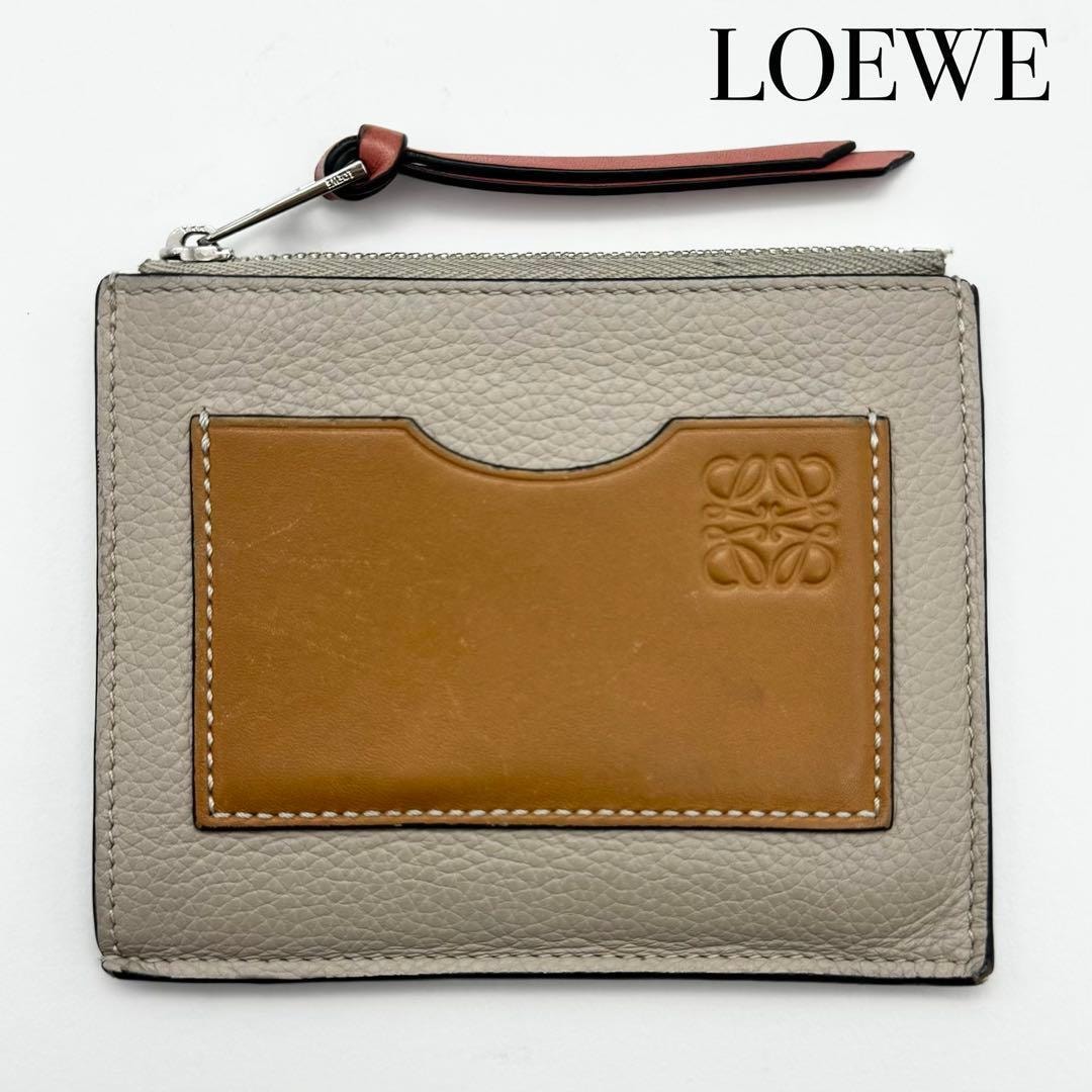 B (目立った傷や汚れなし)】美品 LOEWE ロエベ ソフトグレインカーフ